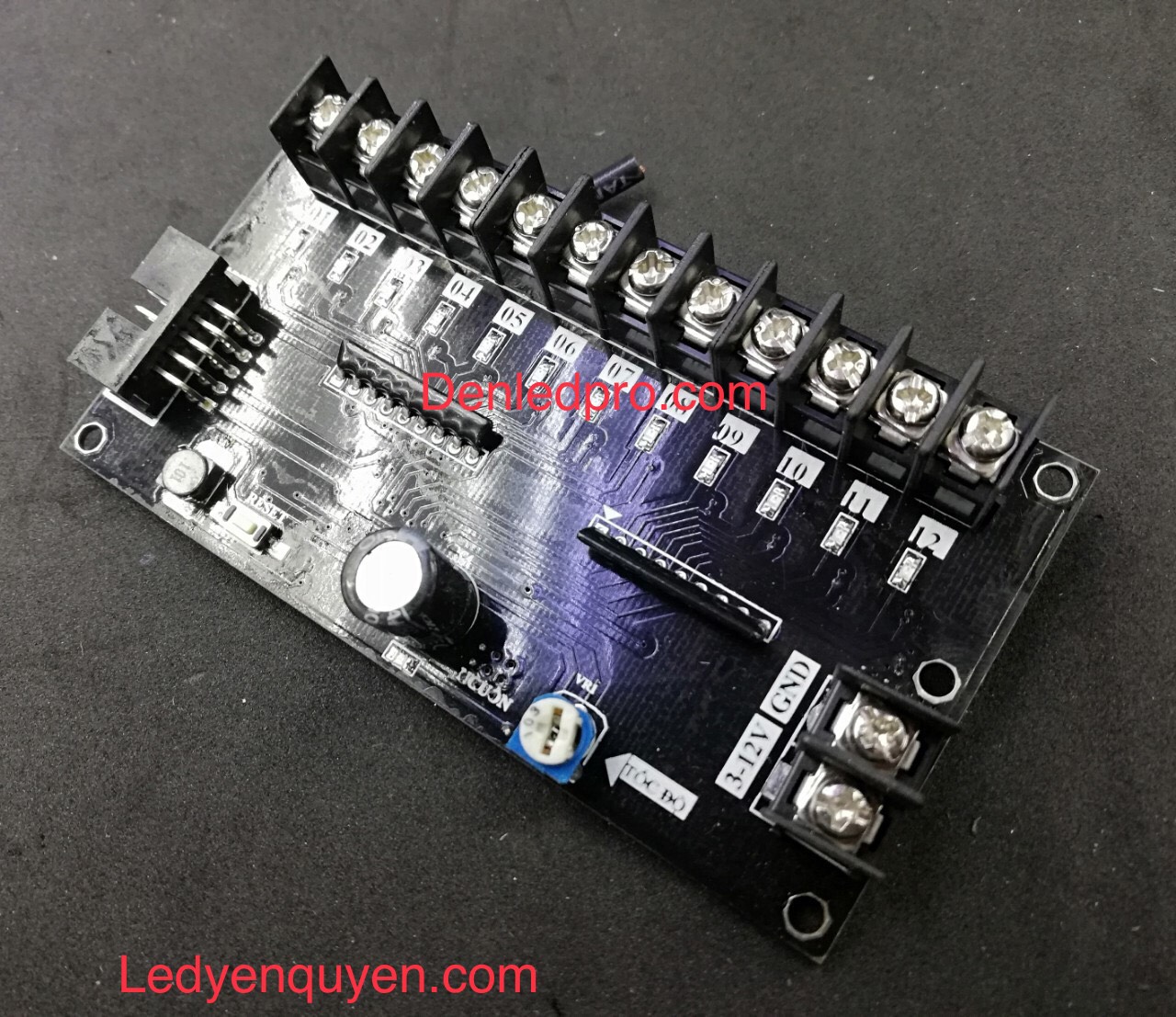 Bo Äiá»u Khiển LED Mạch Vẫy 12 Cổng Bo Äiá»u Khiển LED Mạch Vẫy 12 Cổng