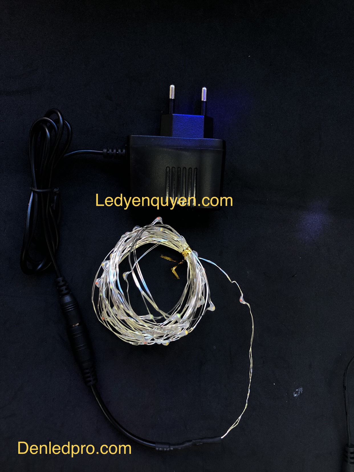 LED Dây Äom Äóm Trang Trí Có Nguồn 5V - 5m LED Dây Äom Äóm Trang Trí Có Nguồn 5V - 5m